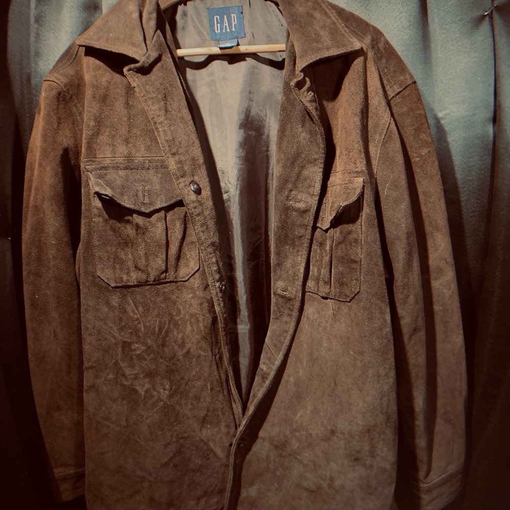 Vintage Brown Suede Men’s Jacket